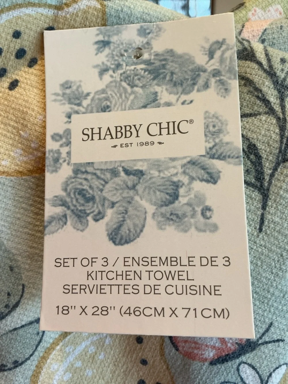 Shabby Chic Kitchen Towels - Set of 3